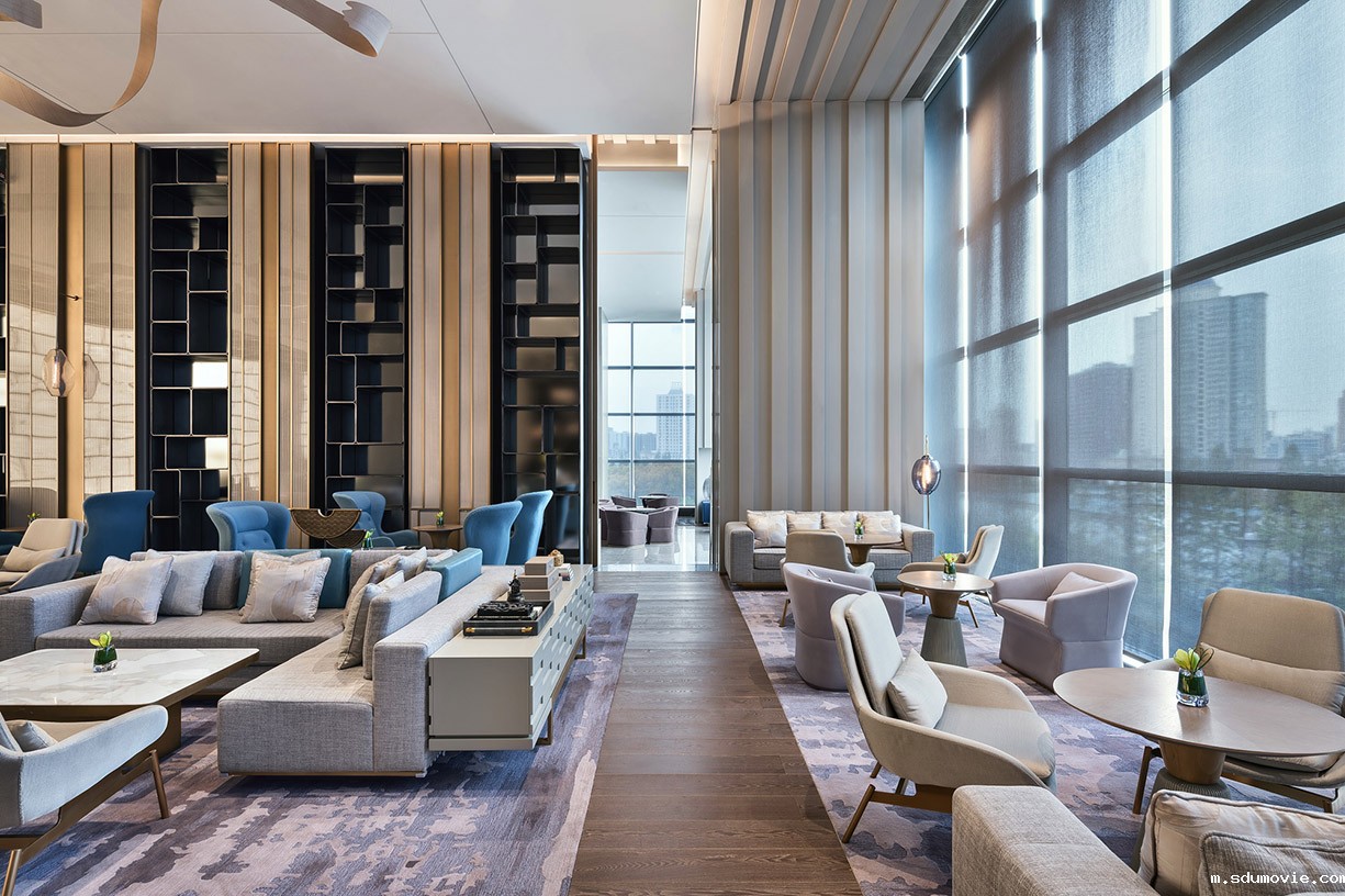 杨邦胜五星酒店设计作品_南京凯宾斯基酒店大堂吧