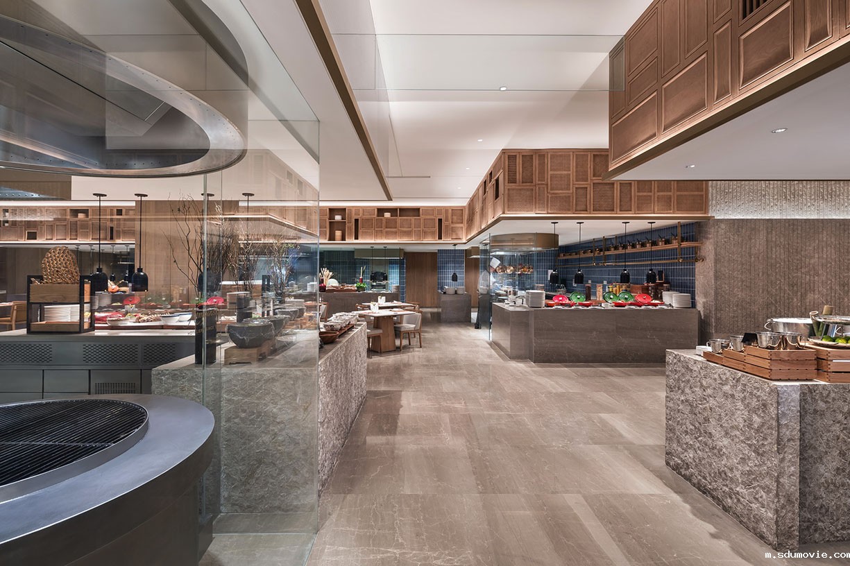 杨邦胜五星酒店设计作品_南京凯宾斯基酒店全日餐厅