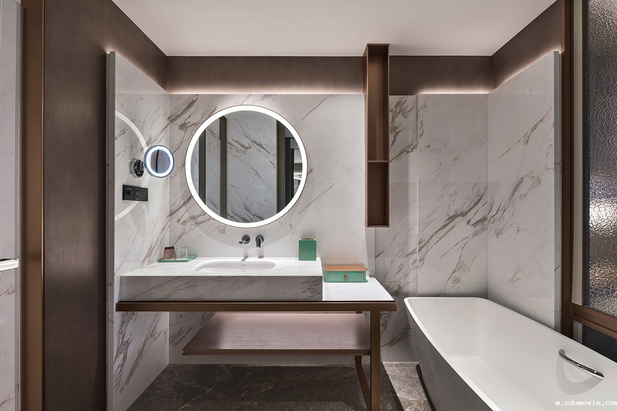 杨邦胜五星酒店设计作品_南京凯宾斯基酒店客房卫浴室