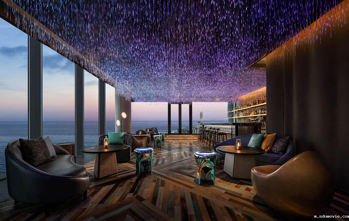 杨邦胜设计公司品牌星级度假酒店设计作品_秦皇岛万豪酒店_酒吧