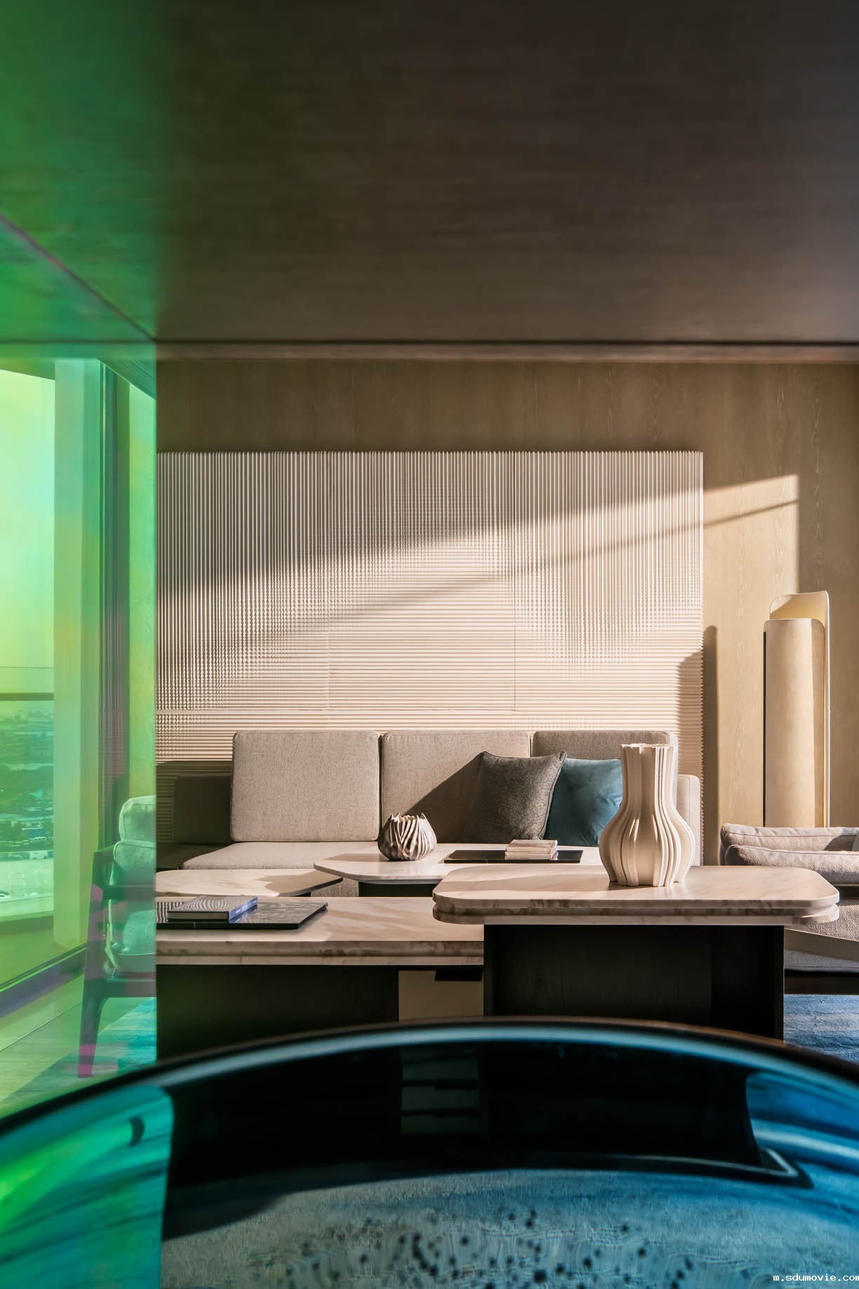 杨邦胜设计公司品牌星级度假酒店设计作品_秦皇岛万豪酒店_行政酒廊