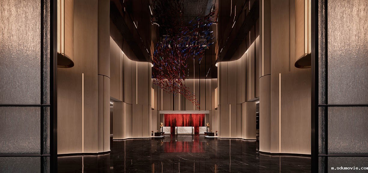 杨邦胜公司五星级商务酒店设计作品_上海大华长风华邑酒店_接待大堂