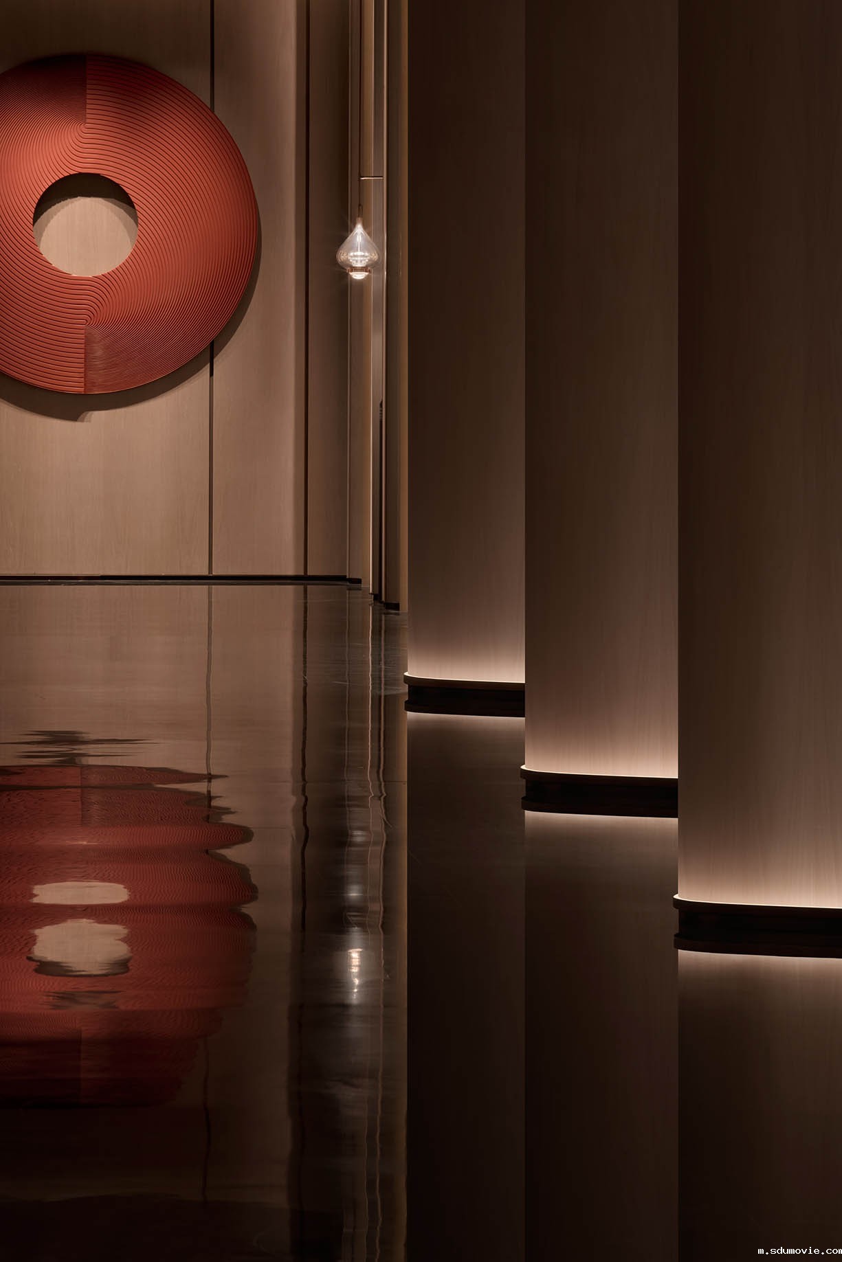 杨邦胜公司五星级商务酒店设计作品_上海大华长风华邑酒店_电梯厅